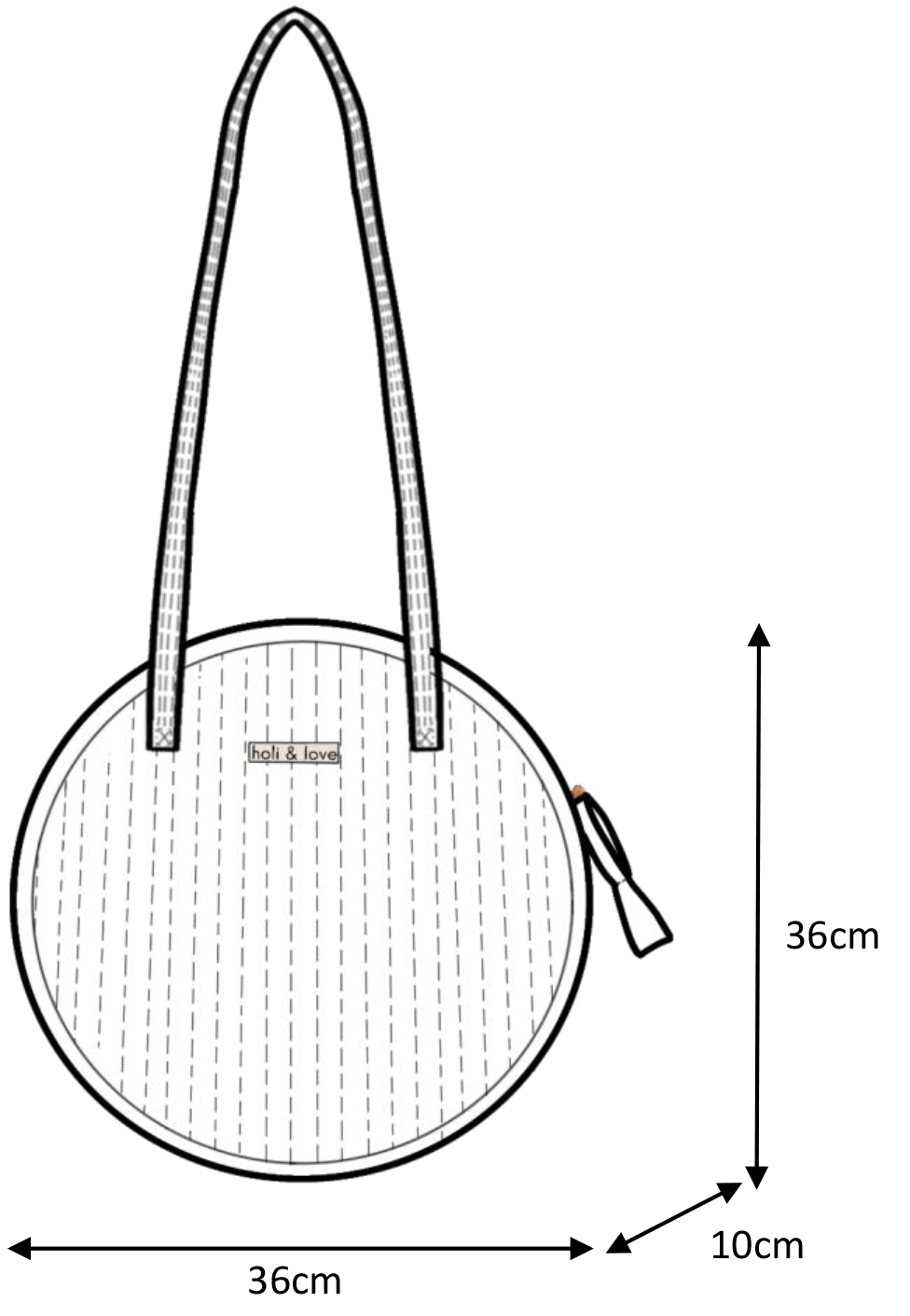 Sac Rond Strawberry