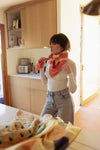 Foulard Flower orange