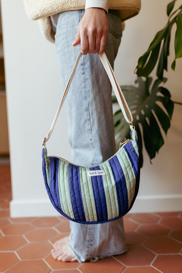 Sac Demi-lune Stripe