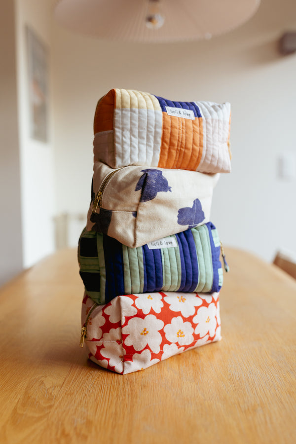 Trousse de toilette Flower orange