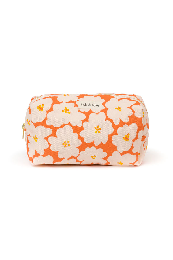 Trousse de toilette Flower orange