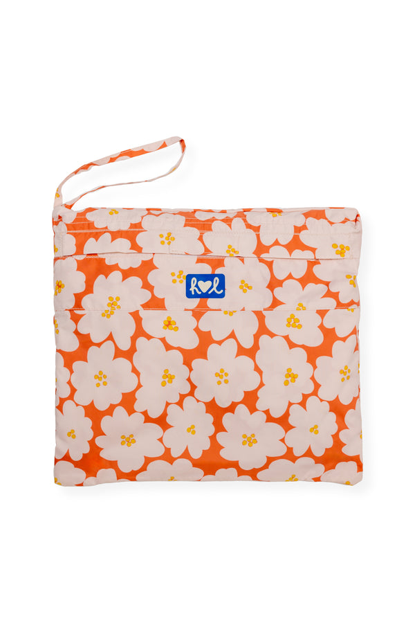 EOLE Cape de pluie kids Flower orange