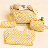 Set bébé naissance gigoteuse, sac weekend, trousse de toilette et trousse, pour maman et bébé, en coton bio, collection Baby Care