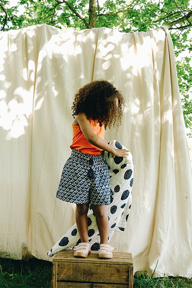 JILL Unisex children's shorts in organic cotton